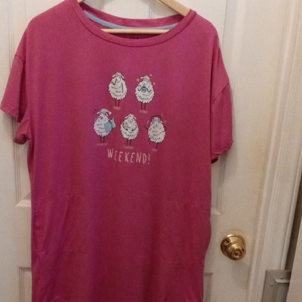 Secret Treasures Pink Short Sleeve Tee